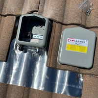 0766-41AD SolaDeck PV Junction Box for Deep Tile & Slate Roofs